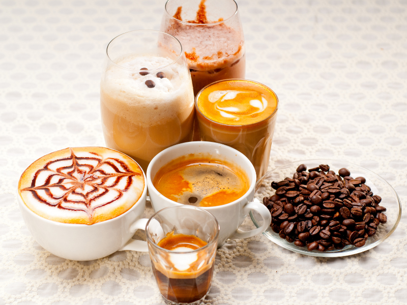 Types of cappuccino 