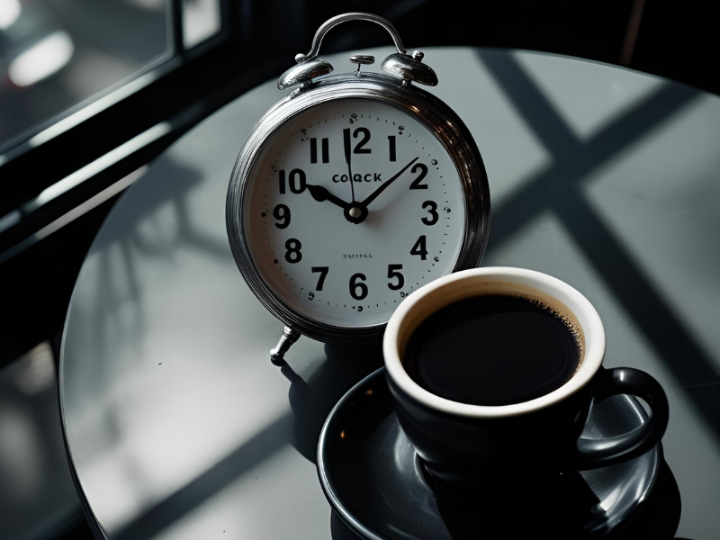 Best time drink black coffee