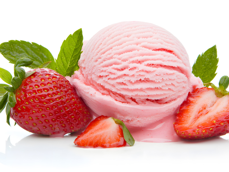 Strawberry ice-cream